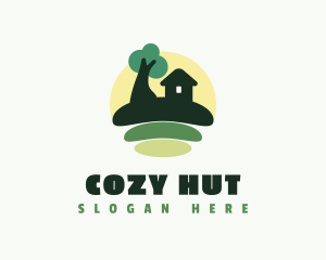 Hut - Hut Farm House logo design