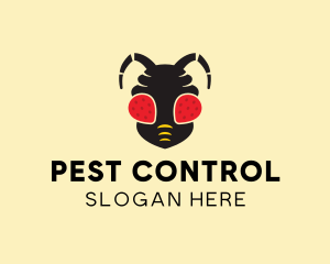 Wasp Pest Insect logo design