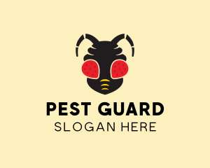 Wasp Pest Insect logo design