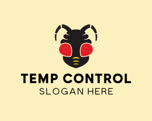 Wasp Pest Insect logo design