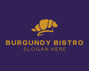 Croissant Bakery Pastry logo design