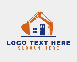 Excavator Home Builder Logo