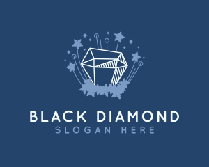 Glamorous Diamond Gem logo design