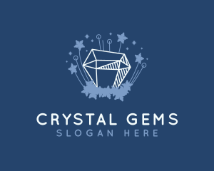 Glamorous Diamond Gem logo design