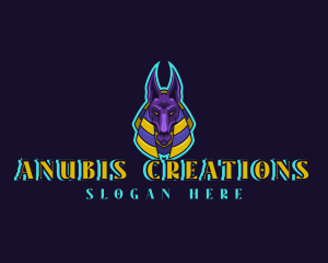 Anubis - Egyptian Deity Jackal logo design