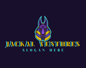 Jackal - Egyptian Deity Jackal logo design