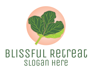 Fresh - Fiddle Leaf Fig Plant logo design