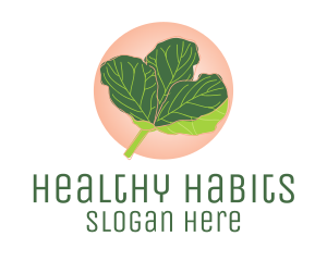 Fiddle Leaf Fig Plant  logo design