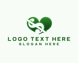 Loan - Dollar Heart Money logo design