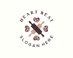 Heart Cookie Bakeshop logo design