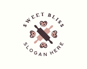 Heart Cookie Bakeshop logo design