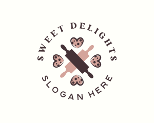 Heart Cookie Bakeshop logo design