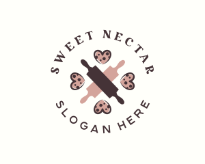 Heart Cookie Bakeshop logo design