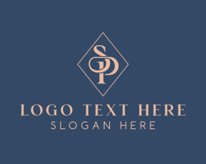 Monogram - Elegant Fashion Diamond logo design