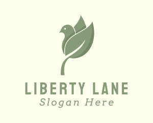 Freedom - Freedom Leaf Bird logo design