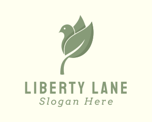 Freedom Leaf Bird logo design