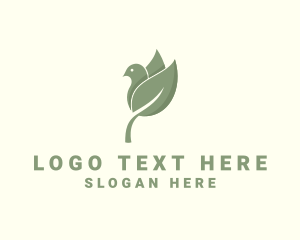 Avian - Freedom Leaf Bird logo design