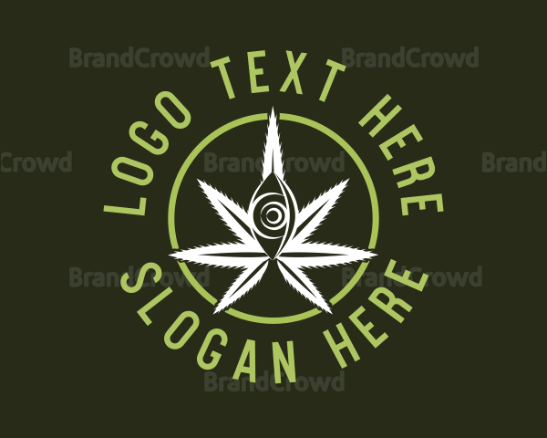 Medicinal Marijuana Eye Logo