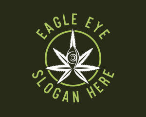 Medicinal Marijuana Eye logo design