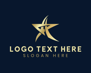 Star - Modern Star Advertising logo design