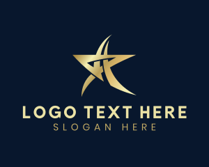 Entertainment - Modern Star Advertising logo design