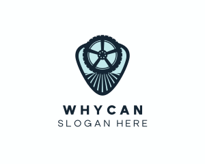 Wheel - Car Tire Garage logo design