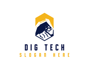 Digging Machinery Builder logo design