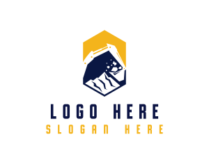 Construction - Digging Machinery Builder logo design