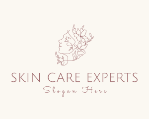 Feminine Nature Cosmetic logo design