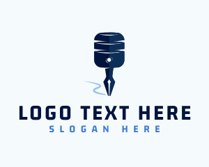 Write - Pen Engine Automotive logo design