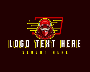 Hood - Cyber Hacker Ninja logo design