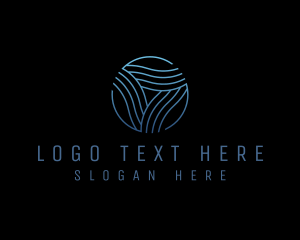 Triangle - Digital Wave Enterprise logo design