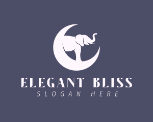 Cultural - Wild Elephant Moon logo design