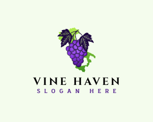 Italy Grape Fruit logo design