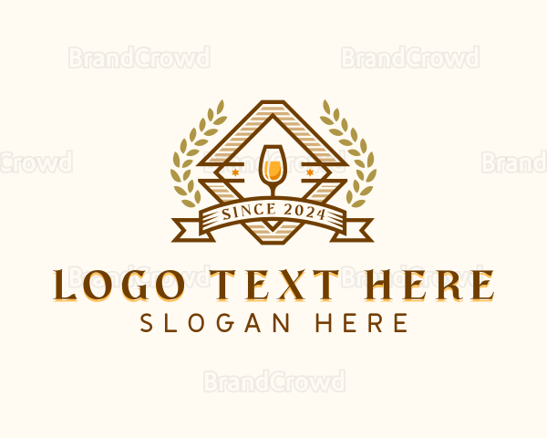 Wine Liquor Bar Logo