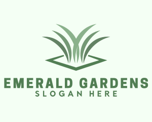 Green Grass Gardening logo design