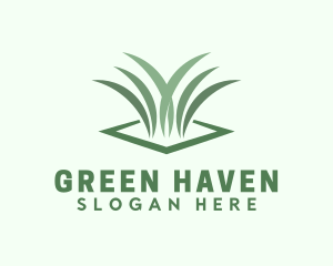 Green Grass Gardening logo design