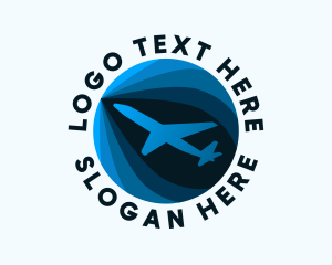 Blue Airplane Tour  Logo