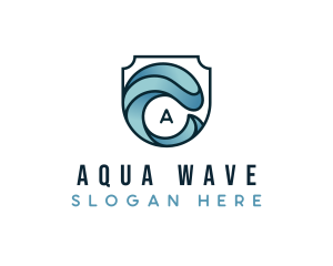 Beach Surfing Wave logo design