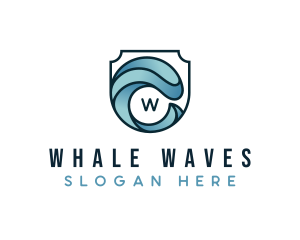 Beach Surfing Wave logo design