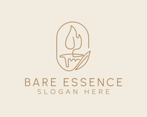 Scented Candle Light  logo design