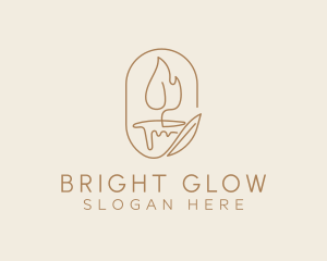 Light - Scented Candle Light logo design