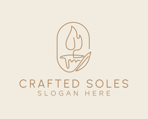 Scented Candle Light  logo design