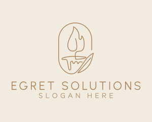 Scented Candle Light  logo design