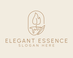 Scented Candle Light  logo design