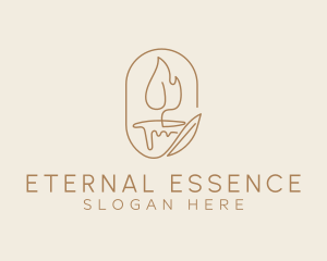 Scented Candle Light  logo design