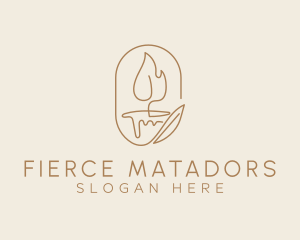 Scented Candle Light  logo design