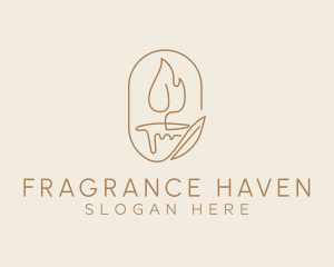 Scented - Scented Candle Light logo design