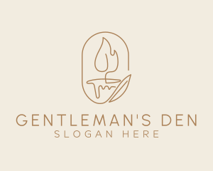 Scented Candle Light  logo design