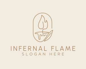 Scented Candle Light  logo design